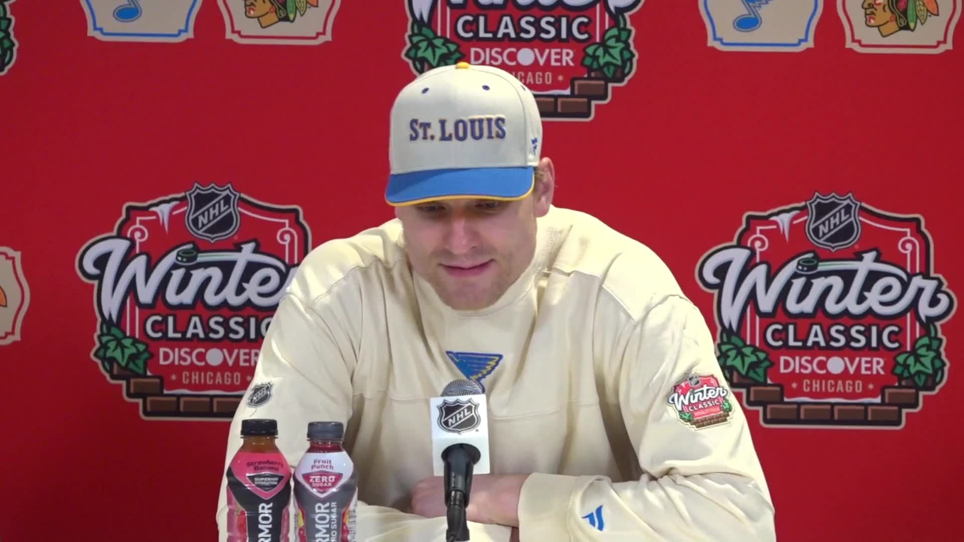 Colton Parayko, Jake Neighbours talk 'surreal' feeling of playing at Winter Classic